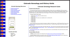 Desktop Screenshot of coloradogenealogysearch.com