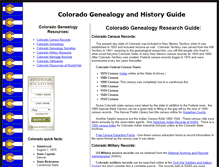 Tablet Screenshot of coloradogenealogysearch.com